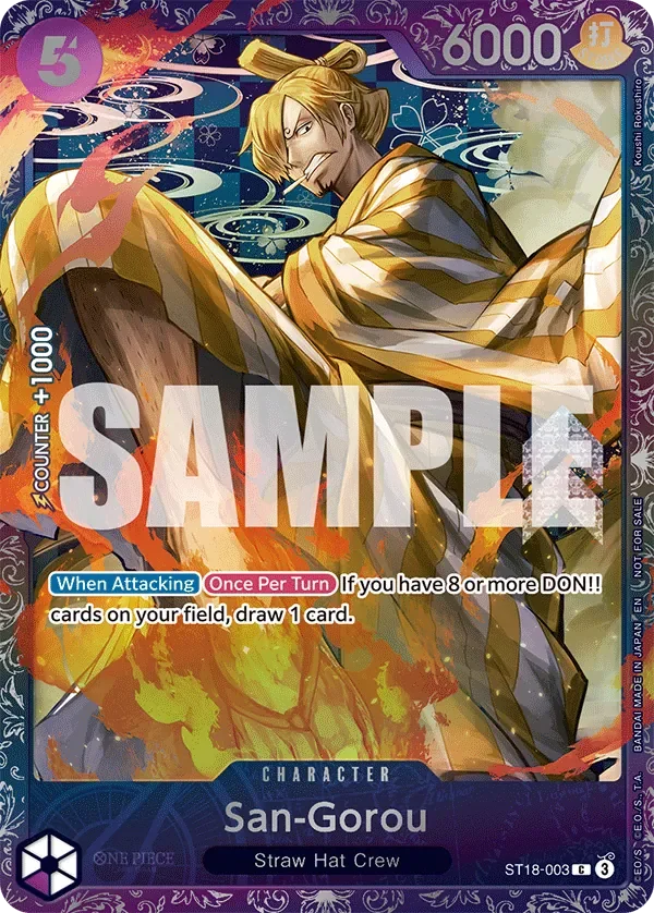 San-Gorou 「ST18-003」 — Prize Cards fa「EN」