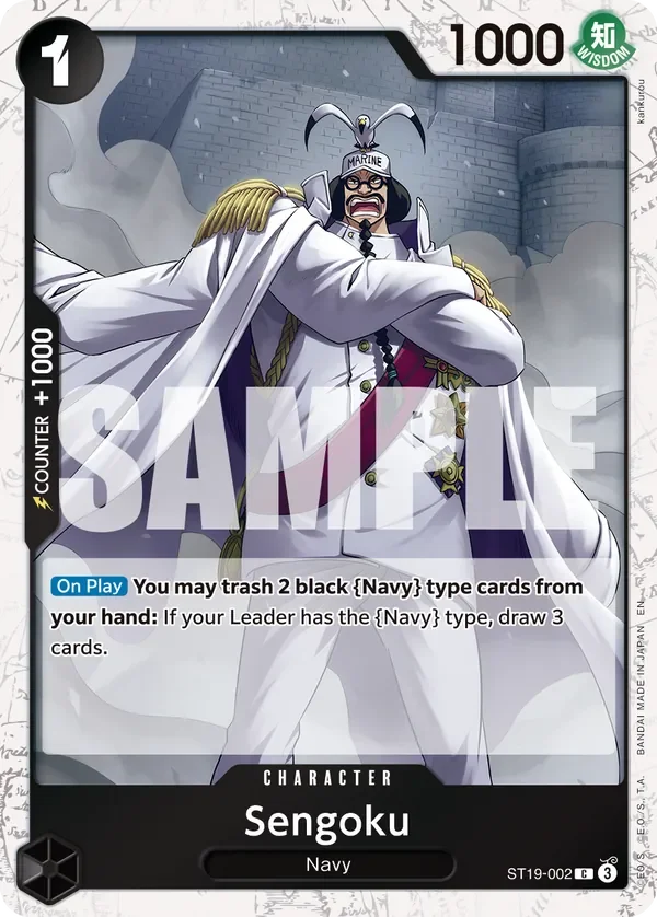 Sengoku 「ST19-002」 — One Piece Card The Best Vol.2 jr「EN」