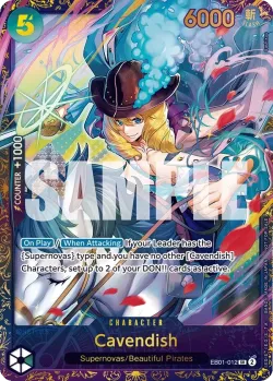 Cavendish 「EB01-012」 — Prize Cards aa「EN」