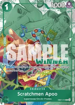 Scratchmen Apoo 「EB01-015」 — Tournament Pack 2025 Vol.2 fa「EN」