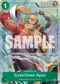Scratchmen Apoo 「EB01-015」 — One Piece Card The Best Vol.2 aa「EN」