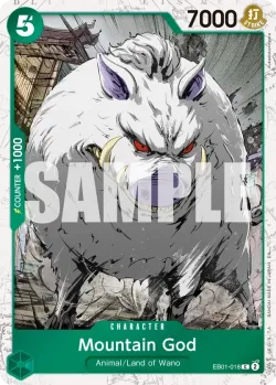 Mountain God 「EB01-018」 — One Piece Card The Best Vol.2 jr「EN」