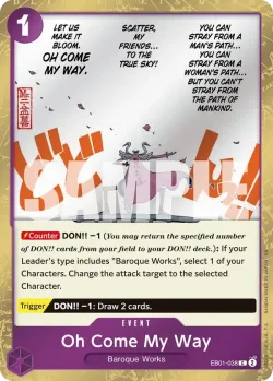 Oh Come My Way 「EB01-038」 — One Piece Card The Best Vol.2 jr「EN」