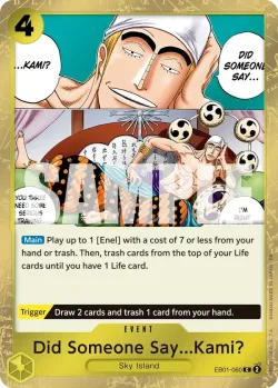 Did Someone Say...Kami? 「EB01-060」 — One Piece Card The Best Vol.2 jr「EN」