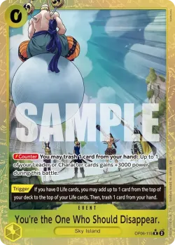You're the One Who Should Disappear. 「OP06-115」 — One Piece Card The Best Vol.2 aa「EN」