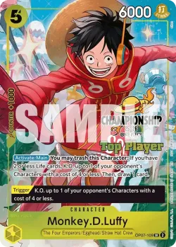 Monkey.D.Luffy 「OP07-109」 — CS 25–26 Top Player Pack aa「EN」