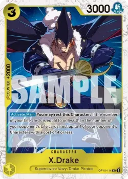 X.Drake 「OP10-114」 — One Piece Card The Best Vol.2 jr「EN」