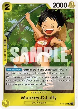 Monkey.D.Luffy 「ST13-014」「EN」