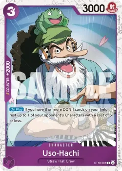 Uso-Hachi 「ST18-001」 — One Piece Card The Best Vol.2 jr「EN」