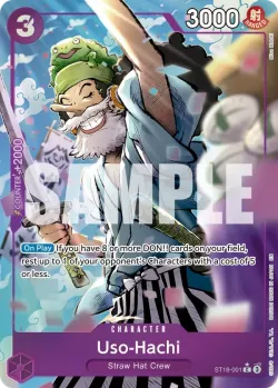 Uso-Hachi 「ST18-001」 — One Piece Card The Best Vol.2 aa「EN」