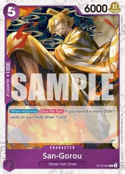 San-Gorou 「ST18-003」 — One Piece Card The Best Vol.2 jr「EN」