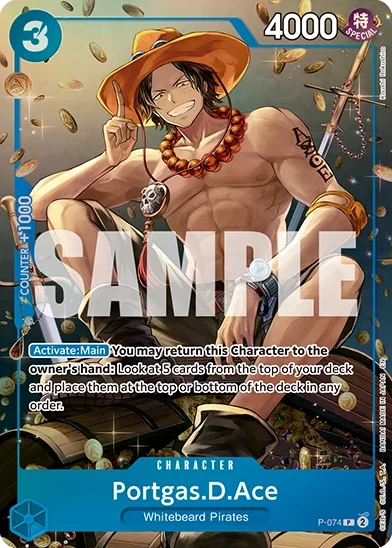 Portgas.D.Ace 「P-074」 — Misc. Promos「EN」