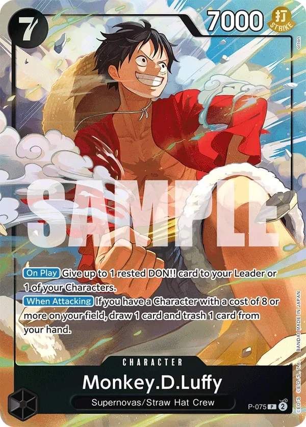 Monkey.D.Luffy 「P-075」「EN」