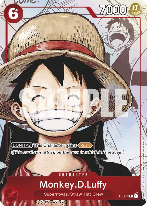 Monkey.D.Luffy 「P-001」 — Premium Card Collection -25th Edition-「EN」