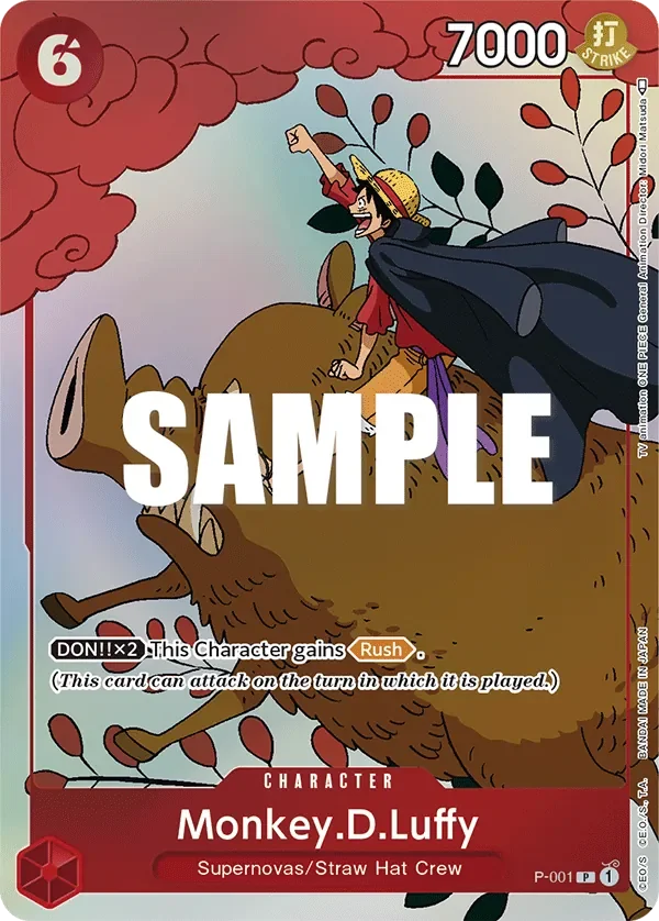 Monkey.D.Luffy 「P-001」 — Gift Collection 2023「EN」
