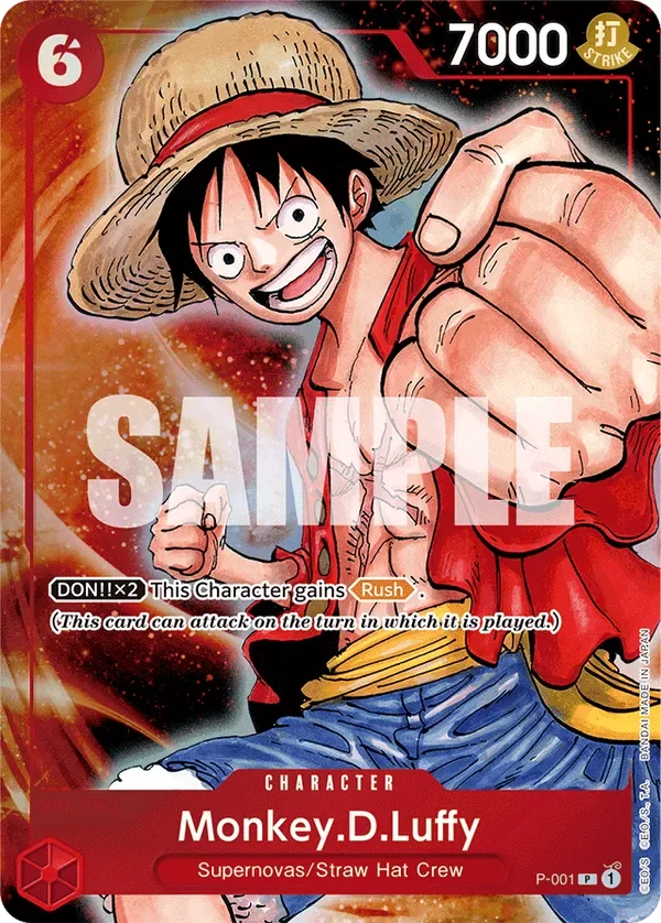 Monkey.D.Luffy 「P-001」 — Premium Card Collection -Bandai Card Games Fest. 23-24 Edition-「EN」