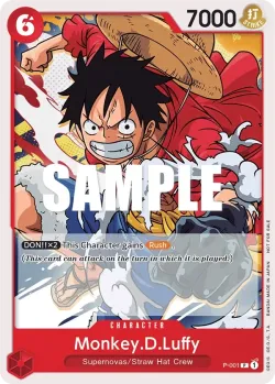 Monkey.D.Luffy 「P-001」 — Misc. Promos「EN」