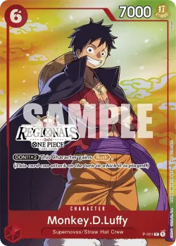 Monkey.D.Luffy 「P-001」 — Regional Participation Pack 2024 Vol.2「EN」