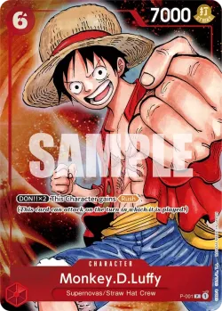 Monkey.D.Luffy 「P-001」 — Premium Card Collection -Bandai Card Games Fest. 23-24 Edition-「EN」
