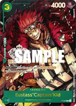 Eustass"Captain"Kid 「P-003」 — Prize Cards aa「EN」