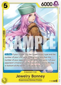 Jewelry Bonney 「P-085」 — One Piece Card The Best Vol.2「EN」