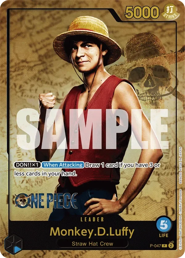 Monkey.D.Luffy 「P-047」 — Premium Card Collection -Live Action Edition-「EN」