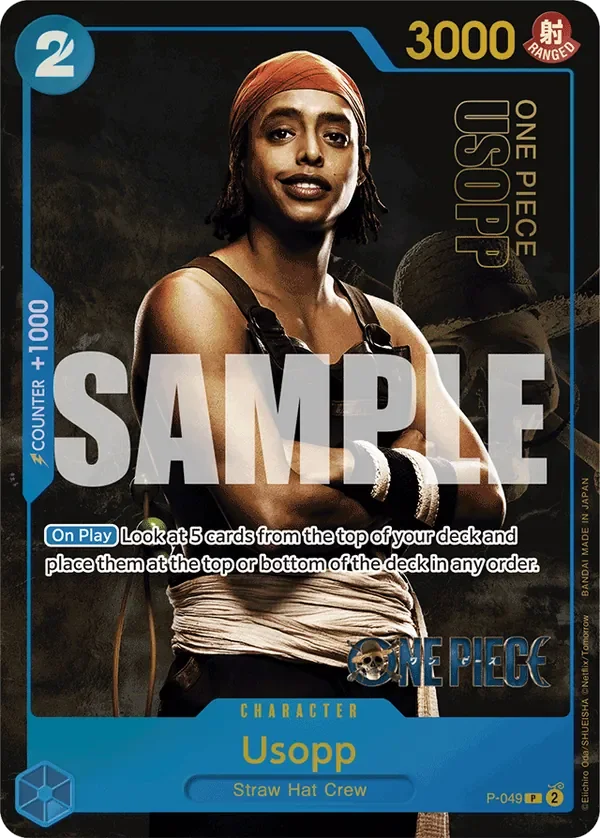Usopp 「P-049」 — Premium Card Collection -Live Action Edition-「EN」