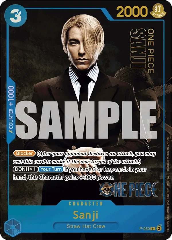 Sanji 「P-050」 — Premium Card Collection -Live Action Edition-「EN」