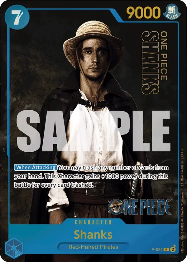 Shanks 「P-051」 — Premium Card Collection -Live Action Edition-「EN」