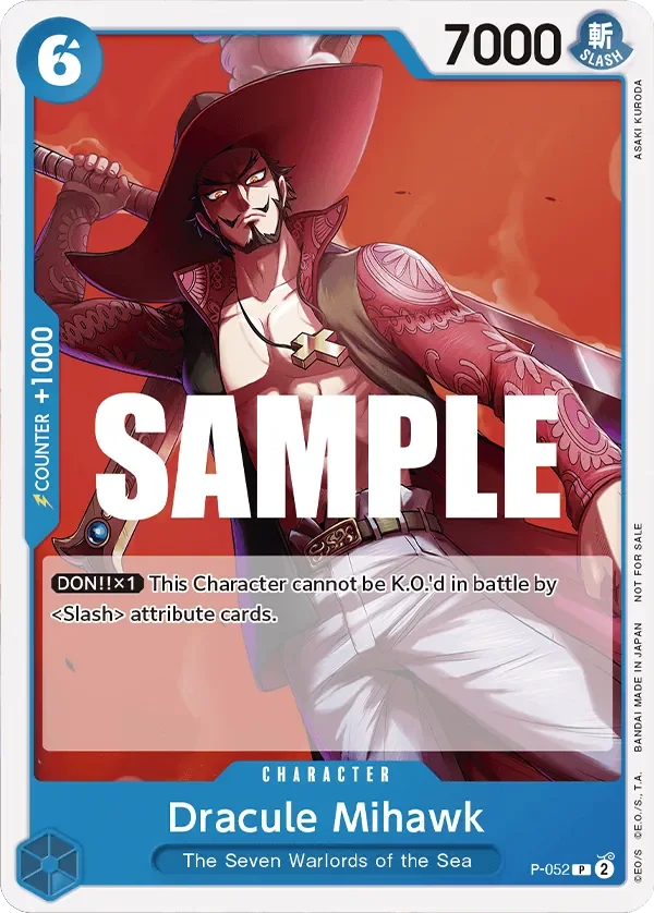 Dracule Mihawk 「P-052」「EN」