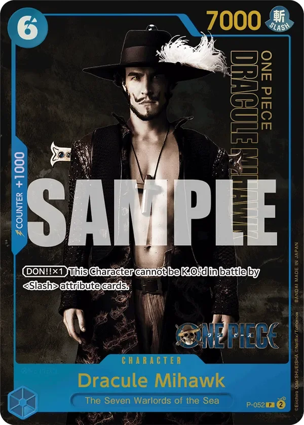 Dracule Mihawk 「P-052」 — Premium Card Collection -Live Action Edition-「EN」