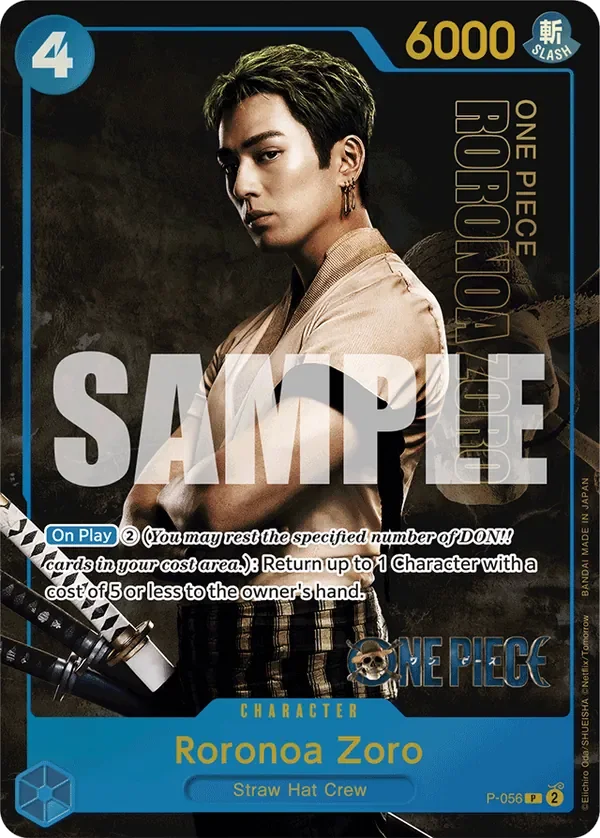 Roronoa Zoro 「P-056」 — Premium Card Collection -Live Action Edition-「EN」