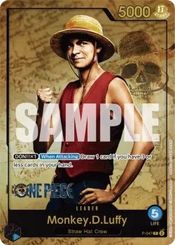 Monkey.D.Luffy 「P-047」 — Premium Card Collection -Live Action Edition-「EN」