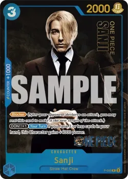 Sanji 「P-050」 — Premium Card Collection -Live Action Edition-「EN」