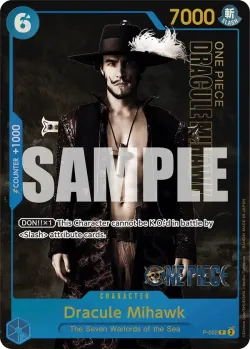 Dracule Mihawk 「P-052」 — Premium Card Collection -Live Action Edition-「EN」