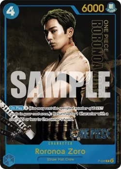 Roronoa Zoro 「P-056」 — Premium Card Collection -Live Action Edition-「EN」