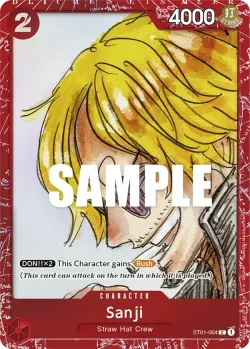 Sanji 「ST01-004」 — Premium Card Collection -FILM RED Edition-「EN」