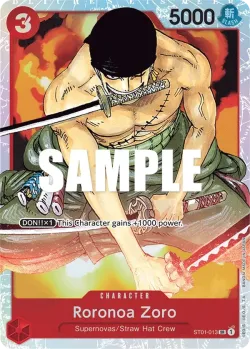 Roronoa Zoro 「ST01-013」「EN」