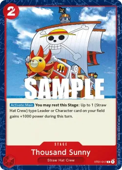 Thousand Sunny 「ST01-017」「EN」