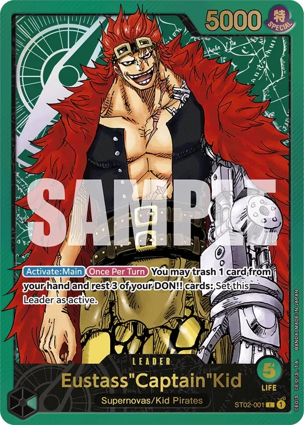 Eustass"Captain"Kid 「ST02-001」 — Premium Card Collection -Leader Collection-「EN」