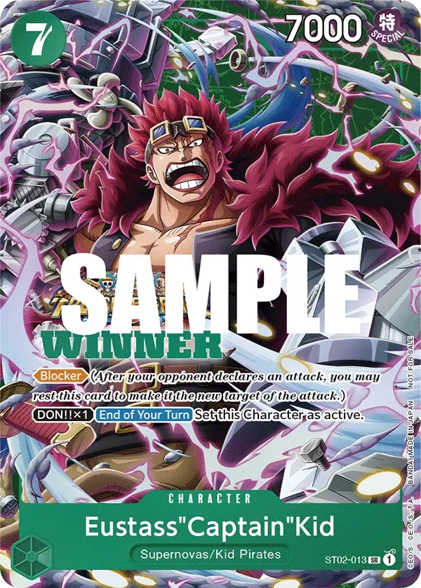 Eustass"Captain"Kid 「ST02-013」 — Tournament Pack Vol.5 fa「EN」