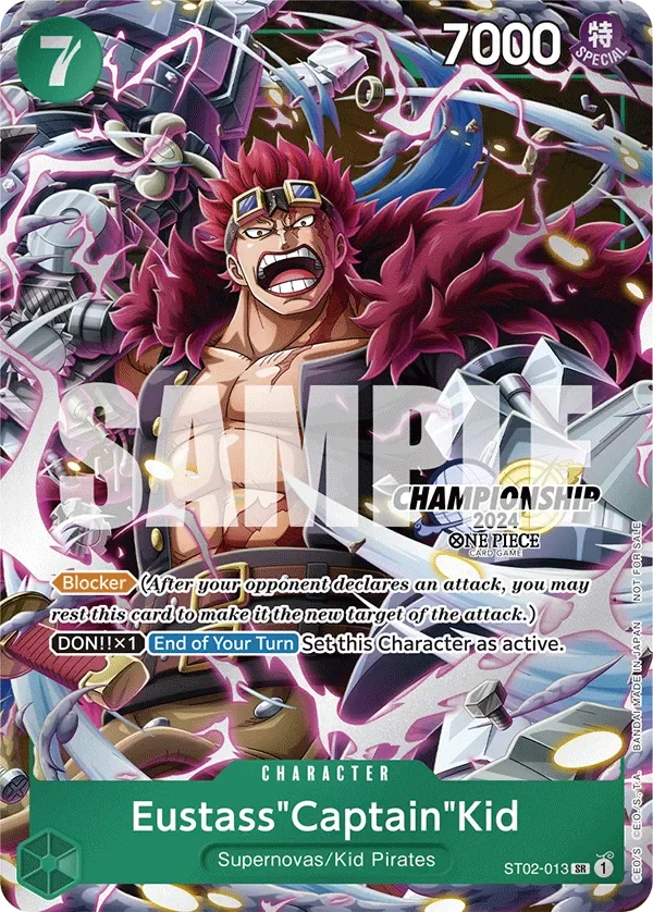 Eustass"Captain"Kid 「ST02-013」 — Championship 2024 Celebration Pack「EN」