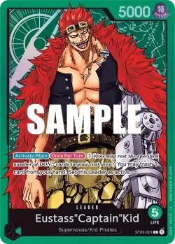 Eustass"Captain"Kid 「ST02-001」「EN」