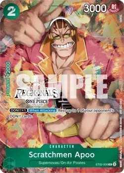 Scratchmen Apoo 「ST02-008」 — Regional Participation Pack 2024 Vol.1「EN」