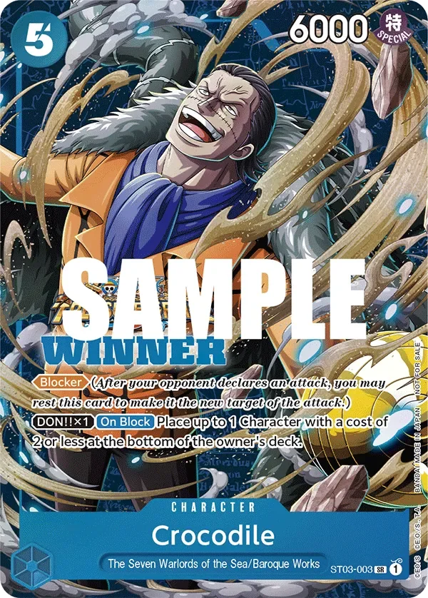 Crocodile 「ST03-003」 — Tournament Pack Vol.5 fa「EN」