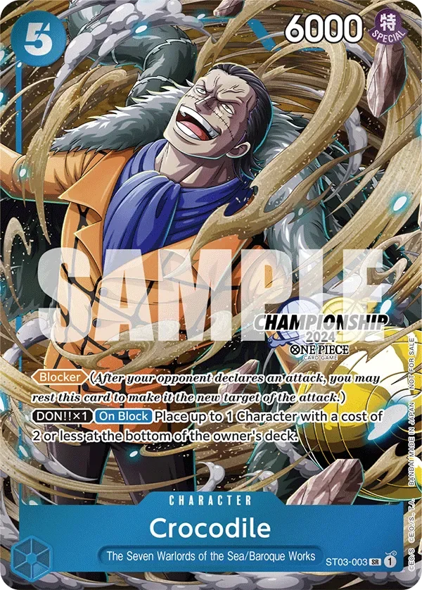 Crocodile 「ST03-003」 — Championship 2024 Celebration Pack「EN」