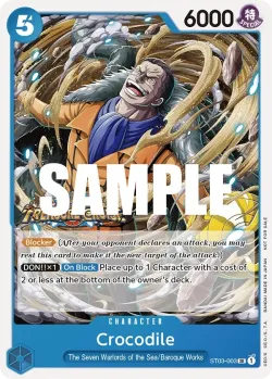Crocodile 「ST03-003」 — Tournament Pack Vol.5「EN」