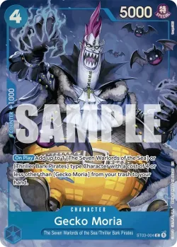 Gecko Moria 「ST03-004」 — Seven Warlords of the Sea Binder Set aa「EN」
