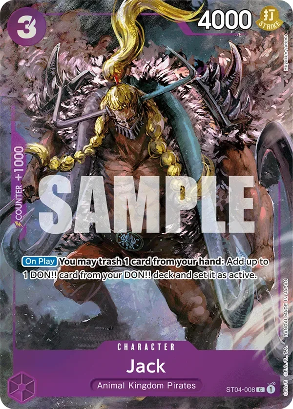 Jack 「ST04-008」 — Premium Card Collection -Bandai Card Games Fest. 23-24 Edition-「EN」