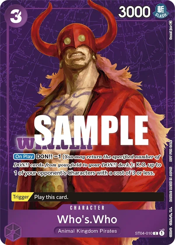 Who's.Who 「ST04-010」 — Tournament Pack Vol.3 fa「EN」